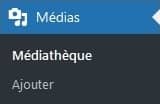 Médias Worpress