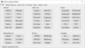 Lire la suite à propos de l’article Windows Repair Toolbox, la boîte à outils indispensable du technicien