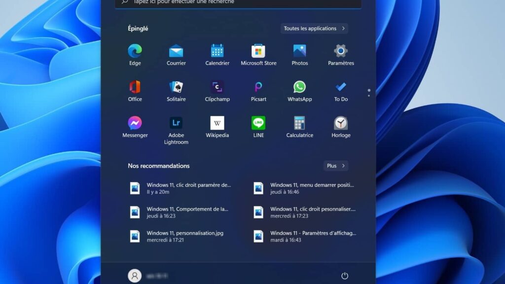 Windows 11 : comment rajouter les dossiers au menu démarrer
