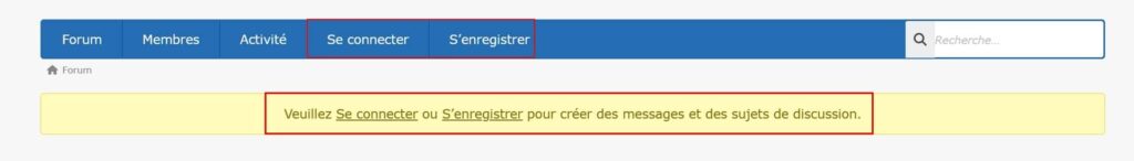 S'enregistrer (création d'un compte utilisateur) sur Asgaros Forum