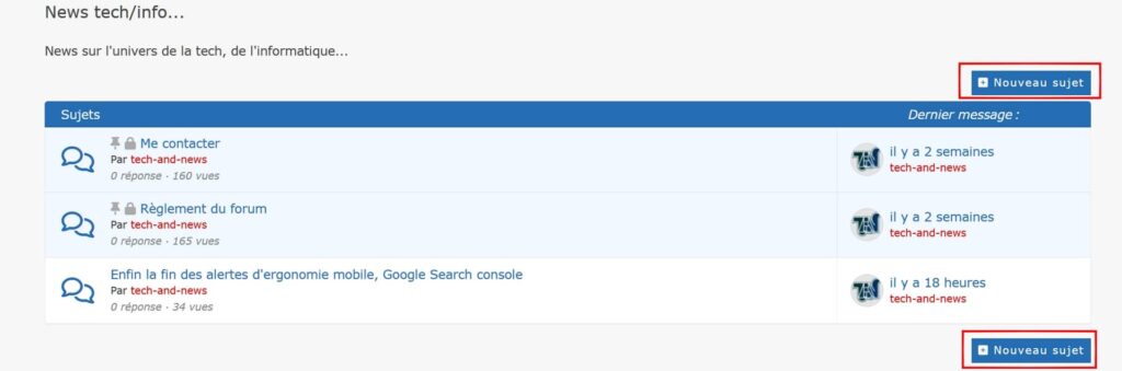 Créer un nouveau sujet sur Asgaros Forum