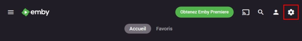 Gestion de votre serveur emby
