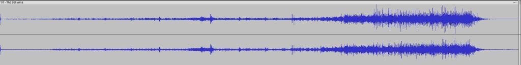 Forme de l’onde de la différence entre le wma CBR 440 et l'original