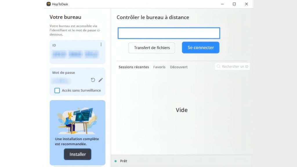 HopToDesk : logiciel open source et gratuit de bureau à distance
