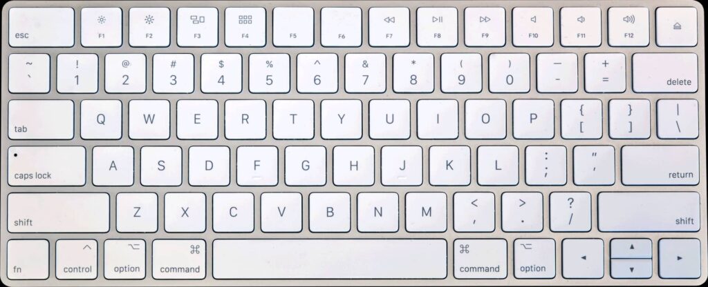 Clavier macOS touches fonction