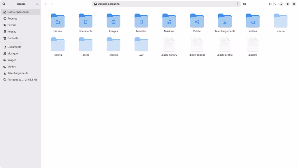 GNOME Fichiers : trier les dossiers avant les fichiers