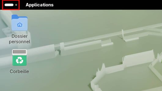 GNOME, bouton des activités