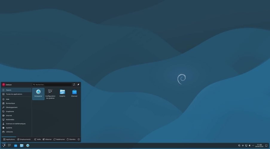 Environnement KDE Plasma
