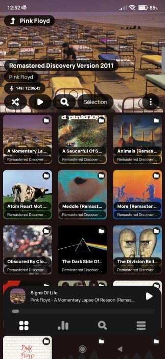Bibliothèque musicale dématérialisée - Poweramp