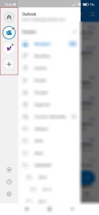 Mettre en évidence sa boîte mail principal par défaut Outlook Android