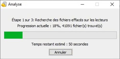 Scan d'analyse approfondie