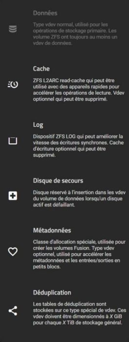 Ajouter VDev lors de la création d'un volume sous TrueNAS